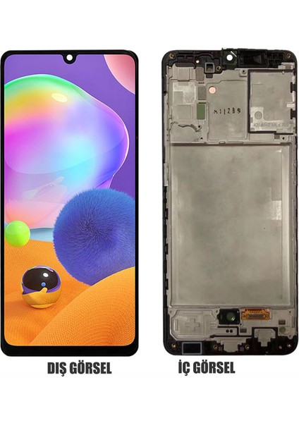 Teknonet Samsung Galaxy A31 Uyumlu Lcd+Dokunmatik+Çıtalı