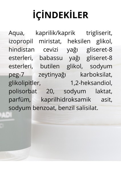 Micellar Makyaj Temizleme Pedi Nemlendirici Babassu Yağı ve Hindistan Cevizi Yağı 40 Adet Ped