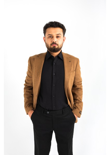 Levent Serez Ceket Kahverengi