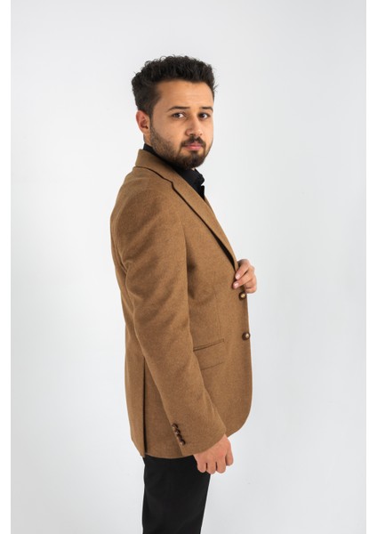 Levent Serez Ceket Kahverengi