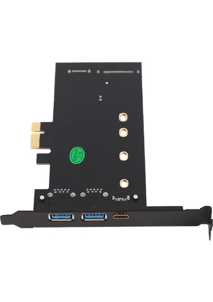Çift Usb3.0 ve Tip-C M.2 Pcıe Adaptörü M2 SSD Sata B Anahtar Pcı-E Denetleyici Dönüştürücü Yükseltici Kart Için 2280 2260 2242 2230 Ngff (Yurt Dışından)