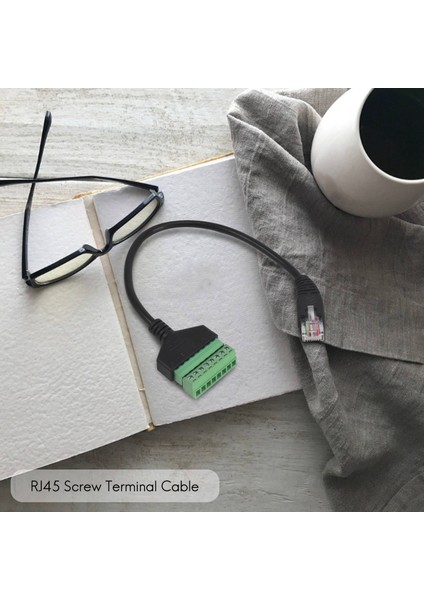 RJ45 Vidalı Terminal Konnektör Kablosu RJ45 Erkek 8 Pin Uzatma Kablosu Kurşun Cat5/6/7 Ethernet Genişletici Av Cctv Dvr (Yurt Dışından) indirimleri