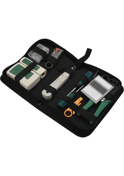 Ağ Kablosu Tamir Aracı Seti Seti RJ45 RJ11 Cat6 Kablo Test Cihazı Testi Crimper Sıkma Bakım Striptizci Aracı Kiti (Yurt Dışından)