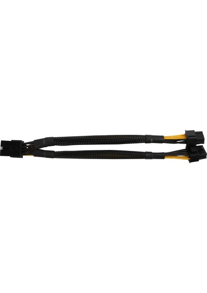 1 Paket Gpu VGA Pcı-E 8 Pin Dişi Çift 8(6+2) Pin Erkek Pcı Express Adaptör Örgülü Kollu Splitter Güç Kablosu 8 Inç (Yurt Dışından)