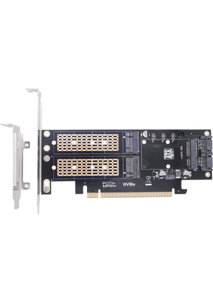 Pcıe X16 - M.2 M Anahtar Nvme SSD Adaptör Kartı Pcıe X16 - M.2 B Anahtar Sata SSD Adaptör Kartı Msata SSD Adaptör Kartı (Yurt Dışından)