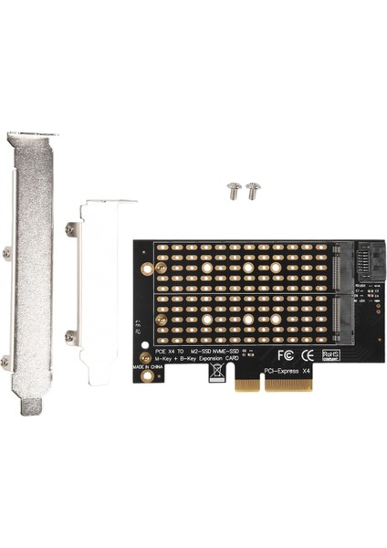 Pcie M2/m.2 Adaptörü M.2 Ngff Masaüstü Pcie X4 X8 X16 Nvme Sata Çift SSD Pci Express Adaptör Kartı (Yurt Dışından)