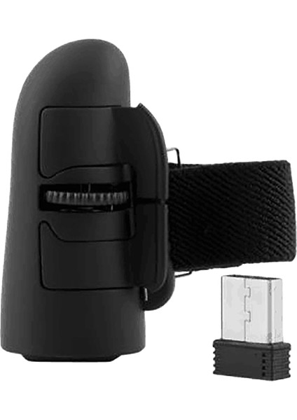 2.4g Kablosuz Parmak Yüzük Optik Mini Fare, Tembel Parmak Mini Parmak Ucu Kablosuz Fare USB Optik Halka Dizüstü Bilgisayar Faresi (Yurt Dışından)