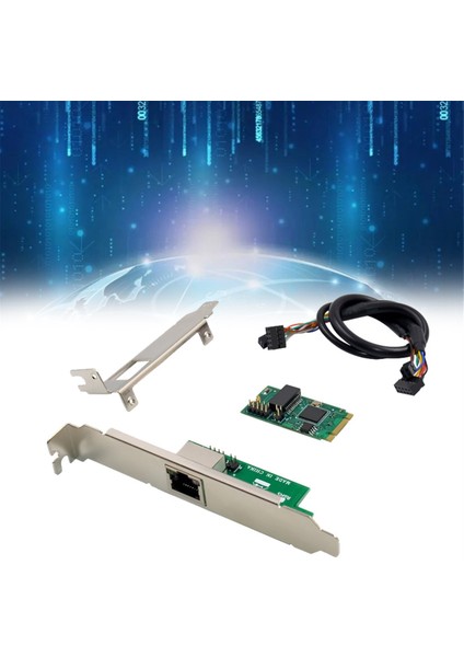 ST7300 I210AT M.2 B+M Tek Bağlantı Noktalı Gigabit Bakır Lan Endüstriyel Sunucu Çok Işlevli Yardımcı Ağ Kartı (Yurt Dışından) indirimleri