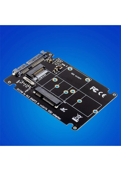 SSD Adaptörü M.2 Ngff Veya Msata - Sata 3.0 Adaptörü Pc Dizüstü Bilgisayar Için Sabit Sürücü 2'si 1 Arada Dönüştürücü Okuyucu Kartı (Yurt Dışından) modelleri