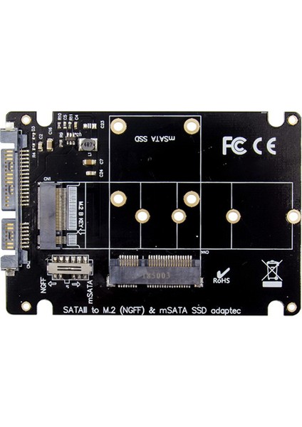 SSD Adaptörü M.2 Ngff Veya Msata - Sata 3.0 Adaptörü Pc Dizüstü Bilgisayar Için Sabit Sürücü 2'si 1 Arada Dönüştürücü Okuyucu Kartı (Yurt Dışından) fırsatları