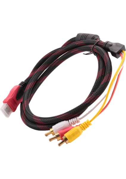Abd 5ft - 3-Rca Video Ses Av Bileşeni Dönüştürücü Adaptör Kablosu Hdtv Için (Yurt Dışından) modelleri