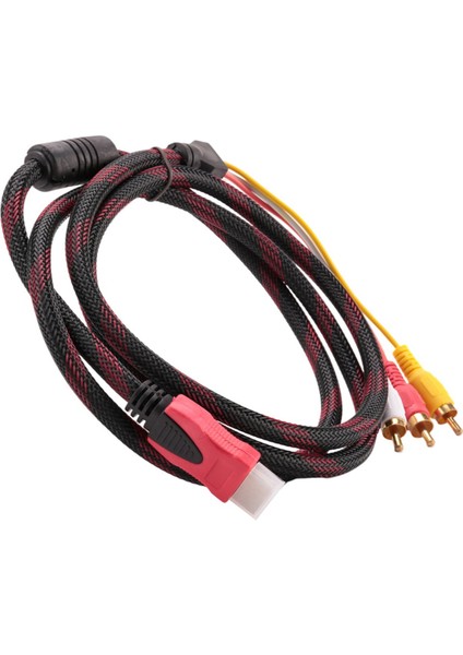 Abd 5ft - 3-Rca Video Ses Av Bileşeni Dönüştürücü Adaptör Kablosu Hdtv Için (Yurt Dışından) fırsatları