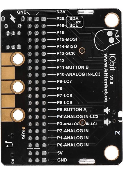 -Bit Genişletme Kartı Iobıt V2.0 Bbc Için Buzzer ile Breakout Adaptör Kalkanı :bit Çocuklar Için Python Grafik Programlama (Yurt Dışından)