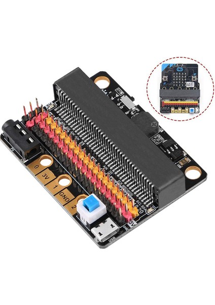 -Bit Genişletme Kartı Iobıt V2.0 Bbc Için Buzzer ile Breakout Adaptör Kalkanı :bit Çocuklar Için Python Grafik Programlama (Yurt Dışından)