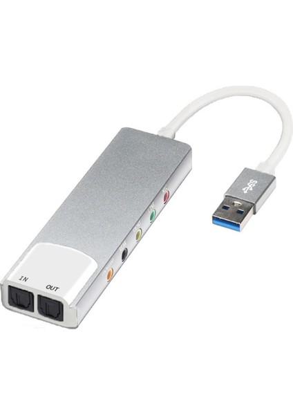 USB Harici Ses Dönüştürücü Harici Ses Kartı 5.1 Kanal Kulaklık Adaptörü Pc Bilgisayar Için Ses Kartı Spdıf (Yurt Dışından)