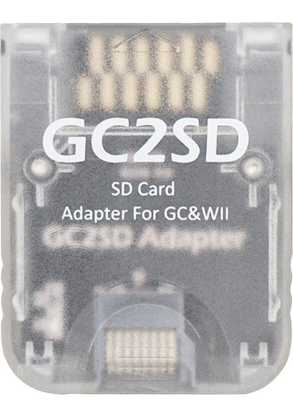 GC2SD - Sd Kart Adaptörü Bellek Oyun Konsolu Oyun Konsolu Için Tf Kart Adaptörü Kart Okuyucu(C) (Yurt Dışından)