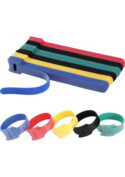 120 Adet Yeniden Kullanılabilir Kablo Düzenleyici 6 Inç Tel Ev Ofis Elektronik Aksesuarları (Yurt Dışından)