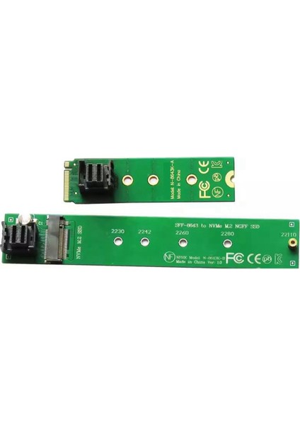 22110 Nvme M.2 Ssd'den 2280'E Adaptör Kartı Adaptörü 2280'DEN 22110'A Çok Işlevli Taşınabilir Uzatma Kablosu (Yurt Dışından)