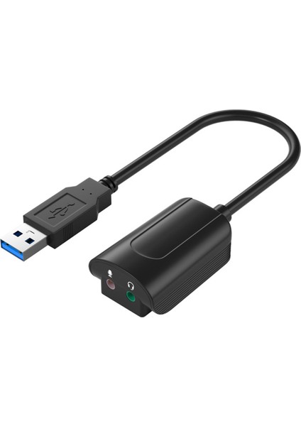 Harici USB Ses Ses Kartı Adaptörü 7.1 Kablolu Sanal Kanal Mikrofon 3.5mm Arayüz Ses Kartları (Yurt Dışından)