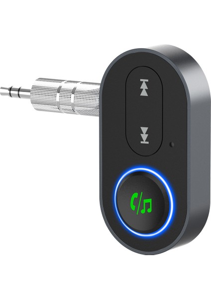 Kablosuz Bluetooth 5.0 Ses Alıcısı Aux Araç Ahizesiz Arama Bluetooth Adaptörü 3.5mm Ses Aux Adaptörü (Yurt Dışından)