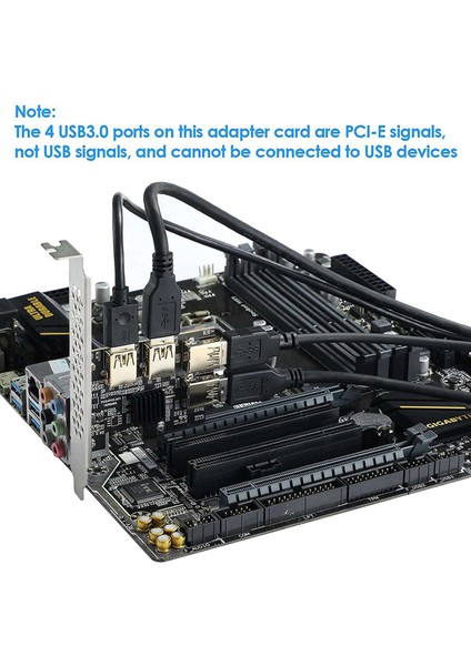 Pcı-E 1 Ila 4 Pcı-Express 16X Yuva Genişletme Kartları-Usb 3.0 Adaptörü, Madencilik Için Uygun (Yurt Dışından) indirimleri
