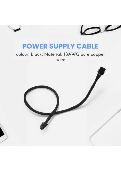 8 Pın 8 Pin (6 +2) Pcıe VGA Besleme Kablosu Flex Supernova 650 750 850 1000 1600 2000 G2 G3 P2 T2 Gs (Yurt Dışından)