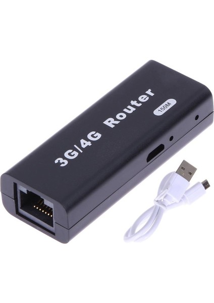 Mini Taşınabilir 3g/4g Wifi Wlan Hotspot Wifi Hotspot 150 Mbps RJ45 USB Kablosu ile USB Kablosuz Yönlendirici (Yurt Dışından)