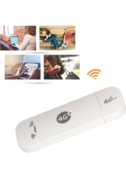USB Modem 4g Wifi Yönlendirici 150MBPS USB Dongle, Yuvalı Araba Kablosuz Bağlantı Noktası Cep Mobil Wifi(A) (Yurt Dışından)