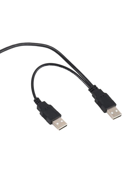 Yazıcı ve Tarayıcı ve Harici Sabit Disk Sürücüsü Için Çift USB 2.0 Erkek - Standart B Erkek Y Kablosu 80CM (Yurt Dışından) indirimleri