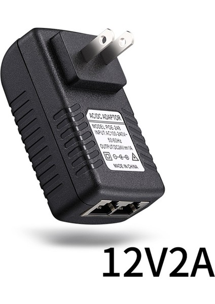 Cctv Ip Kamera Için Poe Enjektör Güç Kaynağı Ethernet Adaptörü Ipc Kamera Için Poe Güç Adaptörü DC24V 1A Ab Tak (Yurt Dışından)