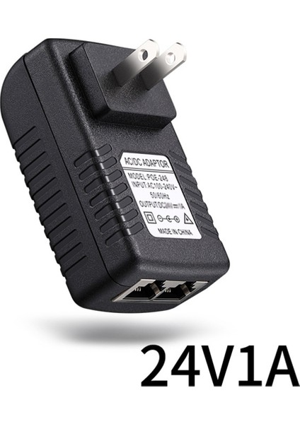 Cctv Ip Kamera Için Poe Enjektör Güç Kaynağı Ethernet Adaptörü Ipc Kamera Için Poe Güç Adaptörü DC24V 1A Ab Tak (Yurt Dışından)