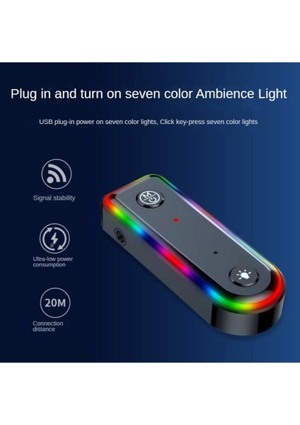 2 In 1 Kablosuz Bluetooth 5.3 Alıcı Verici Adaptörü 3.5mm Adaptör Ses Amplifikatörü Araç Ses Adaptörü (Yurt Dışından) fırsatları