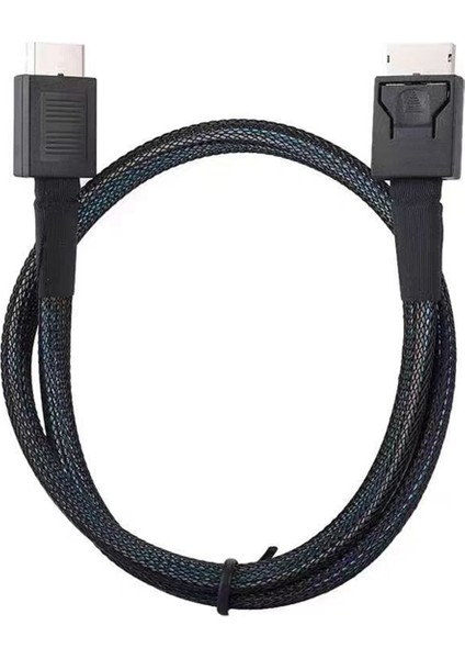 Mini Sas Sunucu Çok Fonksiyonlu Kullanışlı Sabit Disk Kablosu Oculink SFF-8611 Pcie4.0 Dizi Kartı Bağlantı Kablosu (Yurt Dışından)