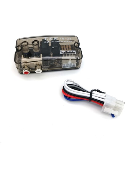 12 V Oto Araba Ses Dönüştürücü Rca Stereo Yüksek Ila Düşük Ayarlanabilir Frekans Kablosu Hoparlör Seviyesi Dönüştürücü Adaptör (Yurt Dışından)