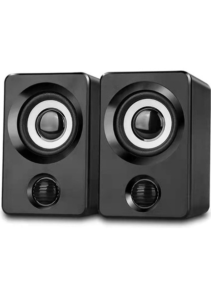 USB Mini Küçük Hoparlör Bilgisayar Ses Stereo Subwoofer Hoparlör Ev Dizüstü Masaüstü Bilgisayar Için Kablolu Masaüstü Hoparlör (Yurt Dışından)