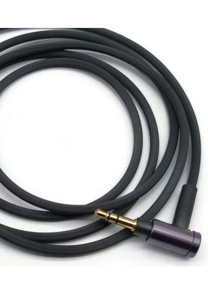WH-1000 Xm2 Xm3 Xm4 H900N H800 Kulaklık 3,5 mm Ses Kablosu, 1,5 M/4,9 Ft Uzun (Mikrofonsuz Siyah) (Yurt Dışından)