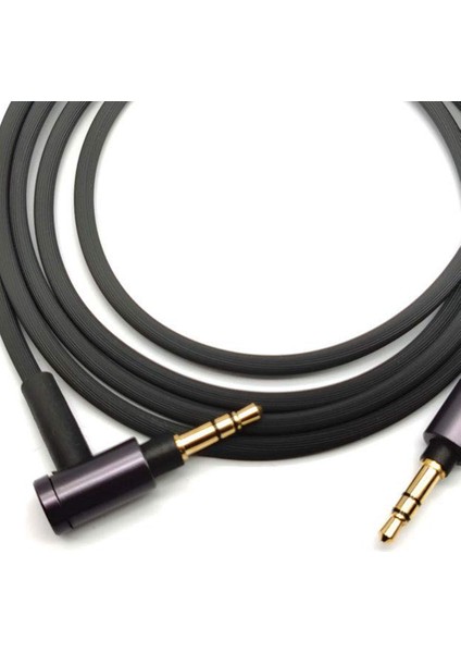 WH-1000 Xm2 Xm3 Xm4 H900N H800 Kulaklık 3,5 mm Ses Kablosu, 1,5 M/4,9 Ft Uzun (Mikrofonsuz Siyah) (Yurt Dışından)