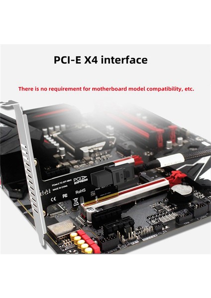 Pcie To Sff 8643 4x/8x Adaptör Kartı 2 U.2 Bağlantı Noktası Kartı Nvme SSD Dönüştürücü Sabit Disk Genişletme Kartı Masaüstü Için (Yurt Dışından) fırsatları