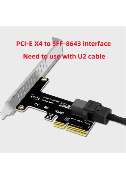 Pcie To Sff 8643 4x/8x Adaptör Kartı 2 U.2 Bağlantı Noktası Kartı Nvme SSD Dönüştürücü Sabit Disk Genişletme Kartı Masaüstü Için (Yurt Dışından) indirimleri