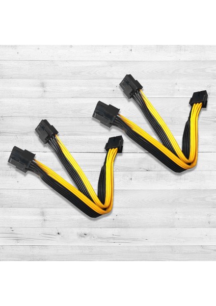Cpu 8pin - Görüntü Ekran Kartı Çift Pcı-E Pcıe 8pin (6pin + 2pin) Güç Dağıtım Kablosu 20 cm 4 Adet (Yurt Dışından) modelleri