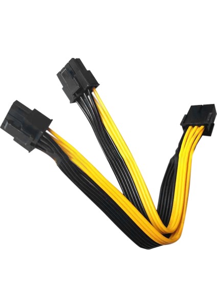 Cpu 8pin - Görüntü Ekran Kartı Çift Pcı-E Pcıe 8pin (6pin + 2pin) Güç Dağıtım Kablosu 20 cm 4 Adet (Yurt Dışından) fırsatları