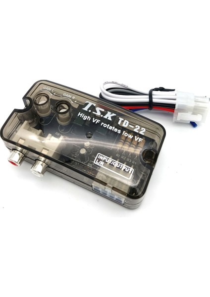 12 V Oto Araba Ses Dönüştürücü Rca Stereo Yüksek Ila Düşük Ayarlanabilir Frekans Kablosu Hoparlör Seviyesi Dönüştürücü Adaptör (Yurt Dışından)