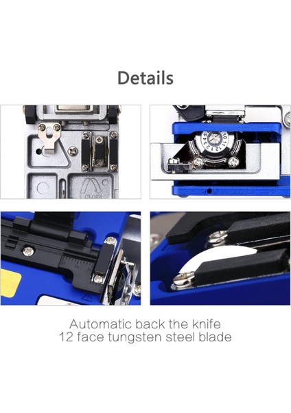 Fc-6s Fiber Cleaver Sıyırma Kesici Aletler Fiber Optik Kablo Kesici Soğuk Temas Adanmış Ftth Aracı (Yurt Dışından)