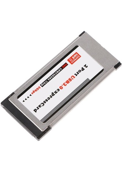 Pci-E Pci Express'ten USB 3.0'a 2 Bağlantı Noktalı 34 mm Expresscard Kart Dönüştürücü Adaptör (Yurt Dışından)