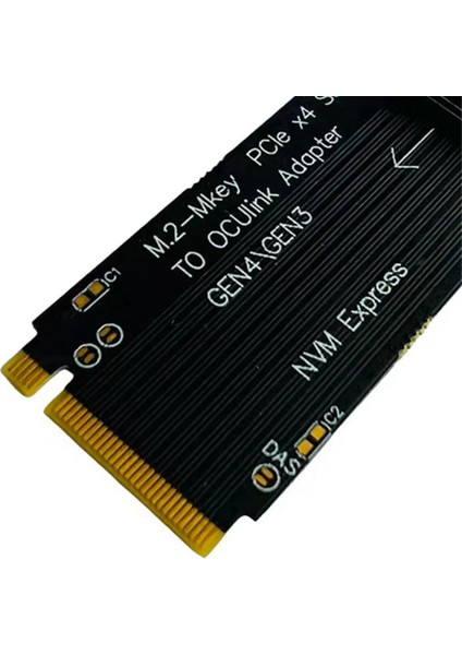 M.2 Nvme - U.2 Oculink SFF-8612 Adaptörü Pcı-E Ngff Çok Fonksiyonlu Kolaylık Adaptörü Gen4 (Yurt Dışından) modelleri