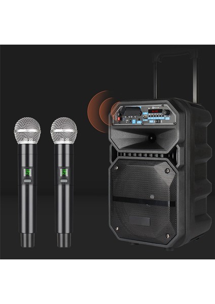 Kablosuz Mikrofon Profesyonel Uhf Kayıt Karaoke El Sahne Kilise Parti Okulu Için 1 Kanal Lityum Pil (Yurt Dışından)