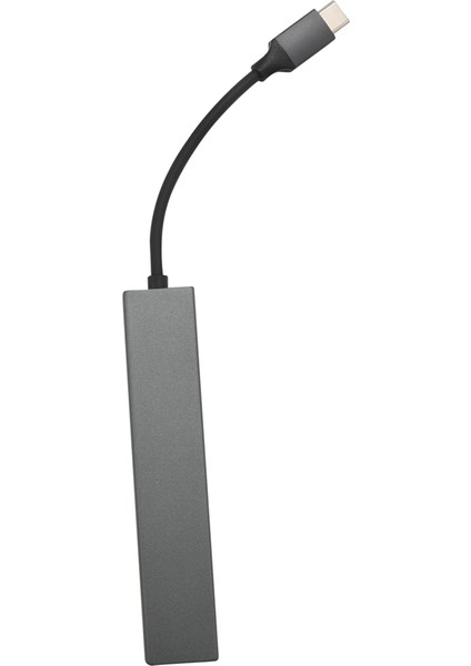 USB C Hub 4'ü 1 Arada Taşınabilir Alüminyum Alaşımlı USB Tip C'den 4'e USB 2.0 480MBPS Bağlantı Noktası Hub Adaptörü (Yurt Dışından)