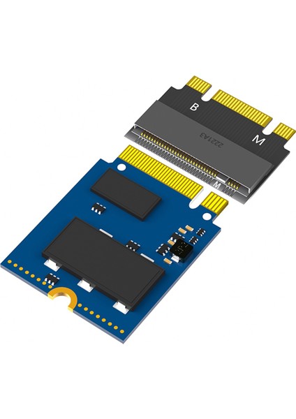 M.2 Nvme M-Key B+M 2230 Ila 2242 Uzatma Adaptörü Braketleri SSD Katı Sabit Disk Dönüştürücü Çerçeve Masaüstü Bilgisayar Için (Yurt Dışından)