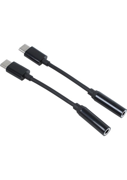 Paket USB C - 3,5 mm Kulaklık Jakı Adaptörü, Tip C Erkek - 3,5 mm Kadın Aux Jakı Stereo Kulaklık Dönüştürücü, Z/z Droid/force/play ve Diğer USB C Cihazları Için Uyumlu (Yurt Dışından)