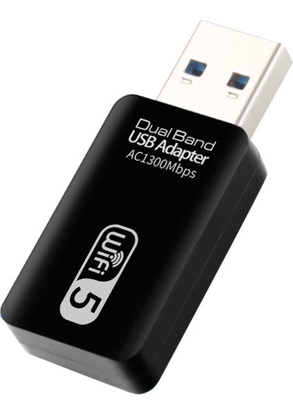 USB Wifi Adaptörü 5ghz Wifi USB Adaptörü AC1300MBPS Wifi Adaptörü Çift Bant USB 3.0 Ethernet 2.4g 5g Wifi Anteni (Yurt Dışından)